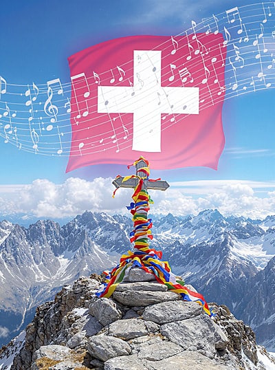 Gipfelkreuz Landeshymne